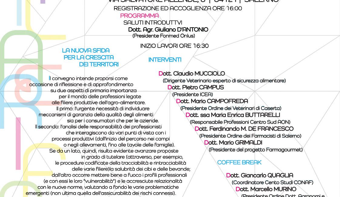 Produzioni agroalimentari di qualità  e filiera della salute